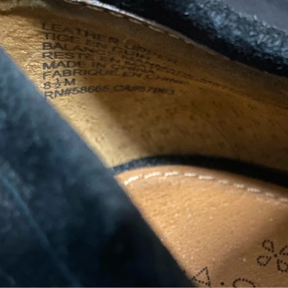 Caslon Tristian Suede Espadrille Loafers Slip On Flats Black Size 8.5 Shoes
